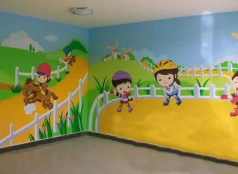 汉阴幼儿园墙体彩绘制作流程及注意事项